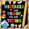Back to School Bulletin Board Decorations Set – Pencil & Book Cutouts “Mistakes Are Proof You Are Trying” Motivational Classroom Decor with Borders & Adhesive Dots for Chalkboard, Door & Wall Display